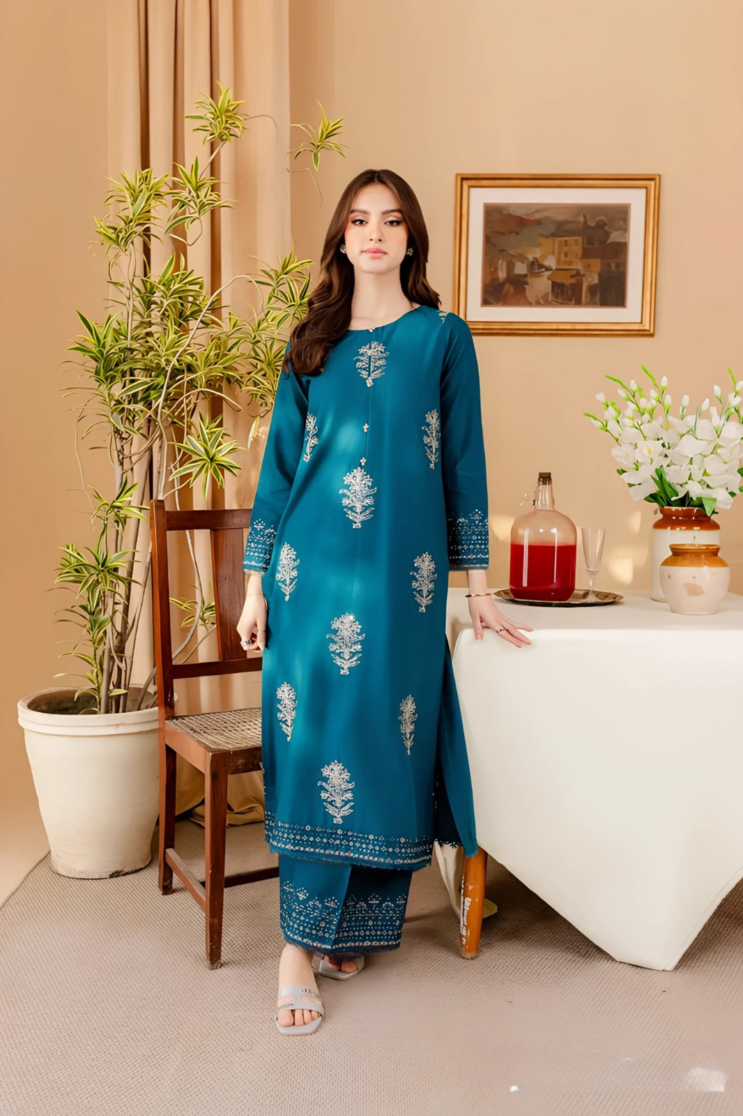 Malvin β Embroidered Co-Ords 2Pc Set πΈ